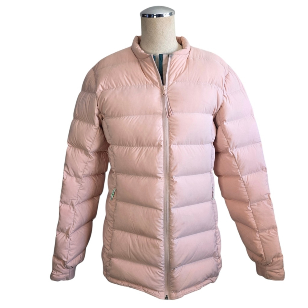 Vallier Blush Pink Down Puffer Jacket Fair Trade 100% Goose Down Women’s Size S